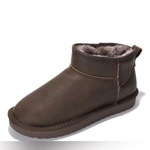 NWT Project Cloud Hippy Water Resistant Suede Ankle Boots Chocolate Brown Size 8